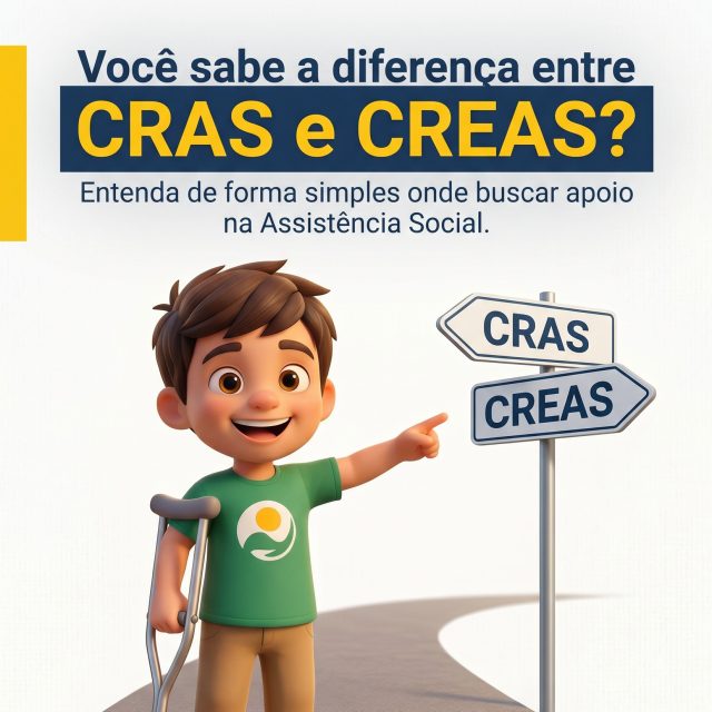 Você sabe quando procurar o CRAS ou o CREAS?O CRAS é o lugar de acolhimento, orientação e prevenção. Atende famílias em situação de vulnerabilidade e ajuda no acesso a serviços, benefícios e acompanhamento social.O CREAS atua quando os direitos já foram violados, em situações como violência, abandono, negligência, trabalho infantil ou outras formas de violação.De forma simples:CRAS fortalece. CREAS protege.Conhecer essa diferença ajuda cada pessoa a buscar o cuidado certo, no lugar certo.Instituto Guia SocialCuidado, território e direitos.