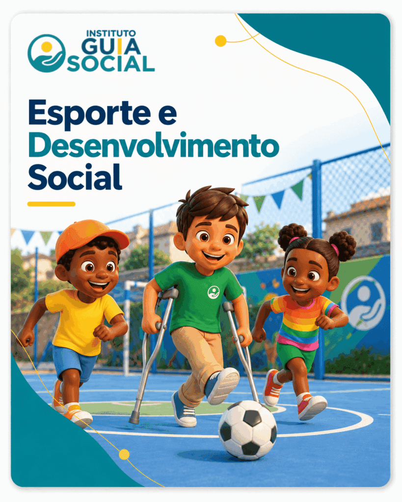 Eixo de atuação Esporte e Desenvolvimento Social do Instituto Guia Social