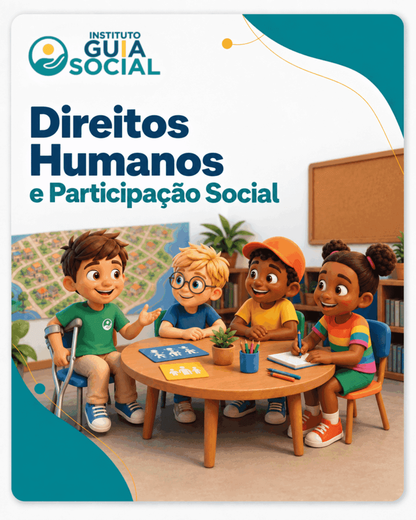 Eixo de atuação Direitos Humanos e Participação do Instituto Guia Social
