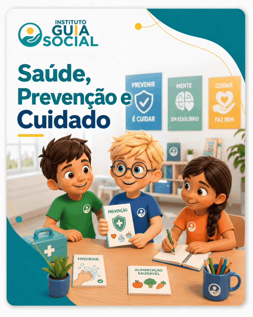 Eixo de atuação Saúde, Prevenção e Cuidado do Instituto Guia Social
